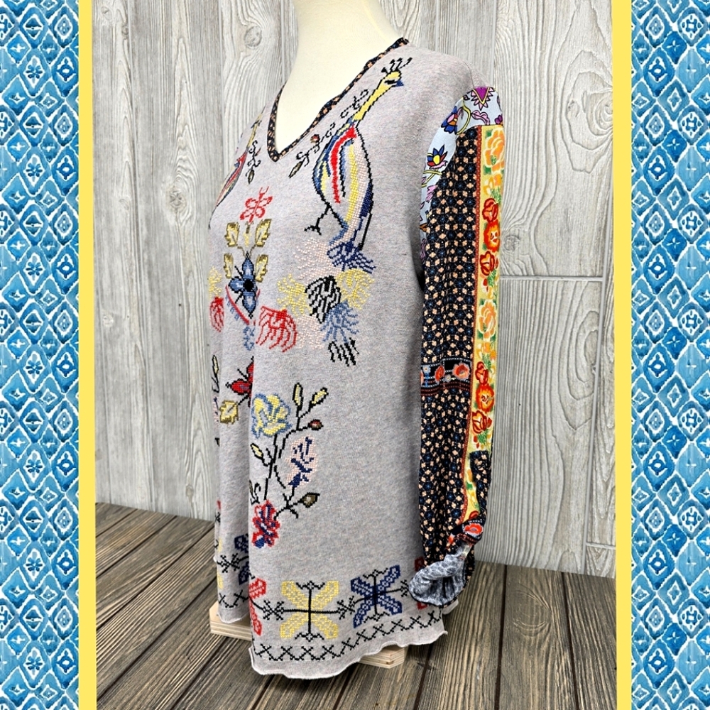 John Mark Cross Stitch/Embroidered Top - Picture 2 of 8
